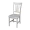 International Concepts San Remo Splatback Chair, Washed Gray Taupe 1C09-10 - alternate 1